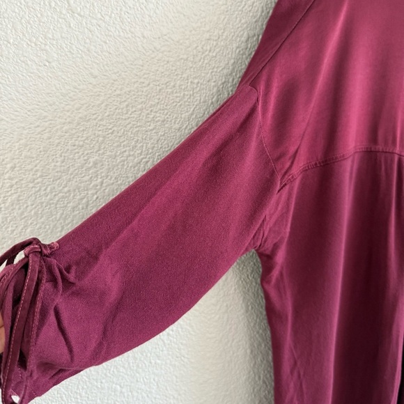 XCVI Yorrick Top Size Small NWT in Windsor Wine - Picture 3 of 5